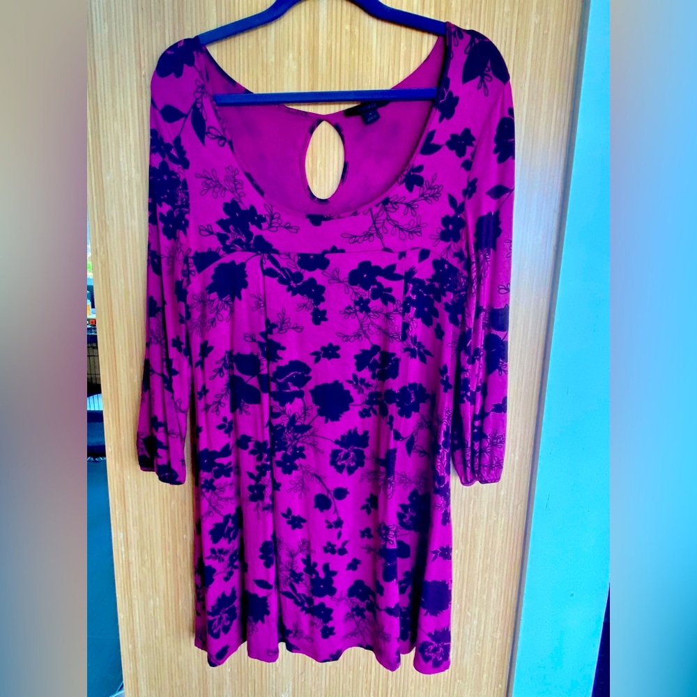 Stretch Knit Colorful Tunic